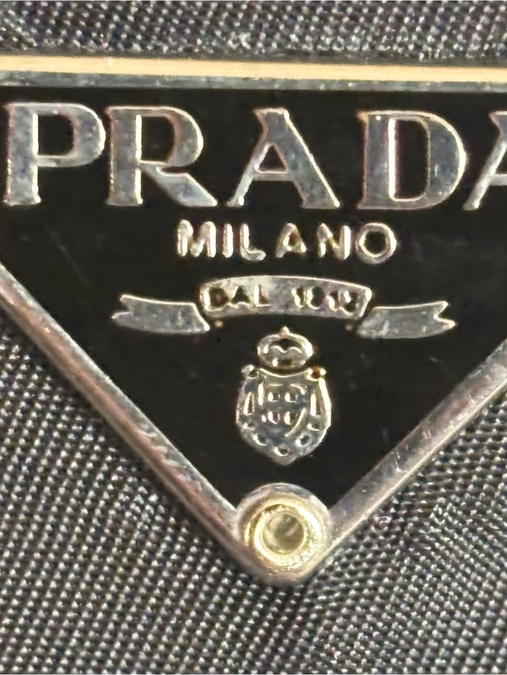 Prada Tessuto Black Nylon Vintage Mini Bag Black - Picture 8 of 11